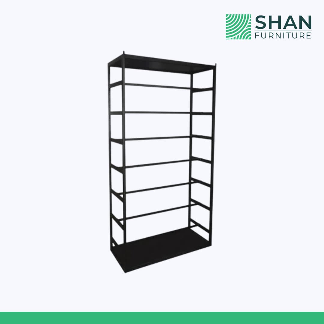 Tall Open Retail Shelving Unit