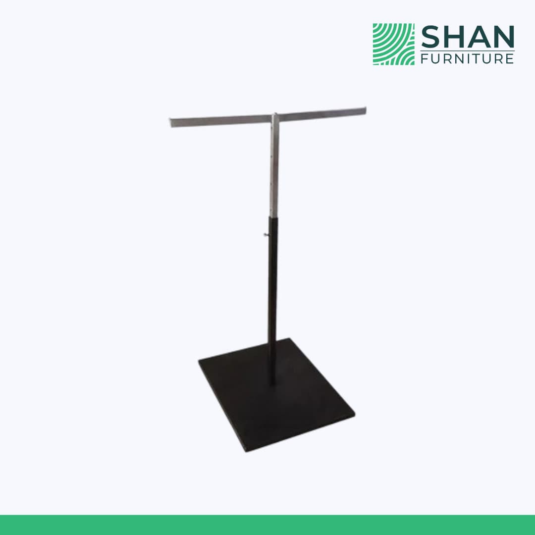 Adjustable T-Bar Garment Display Stand