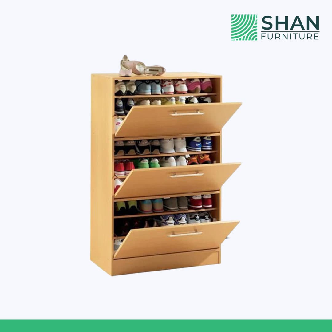 Flip-Door Shoe Cabinet