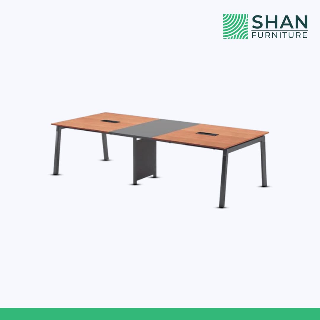 Double-Sided Bench Desk with Centre Divider Panel