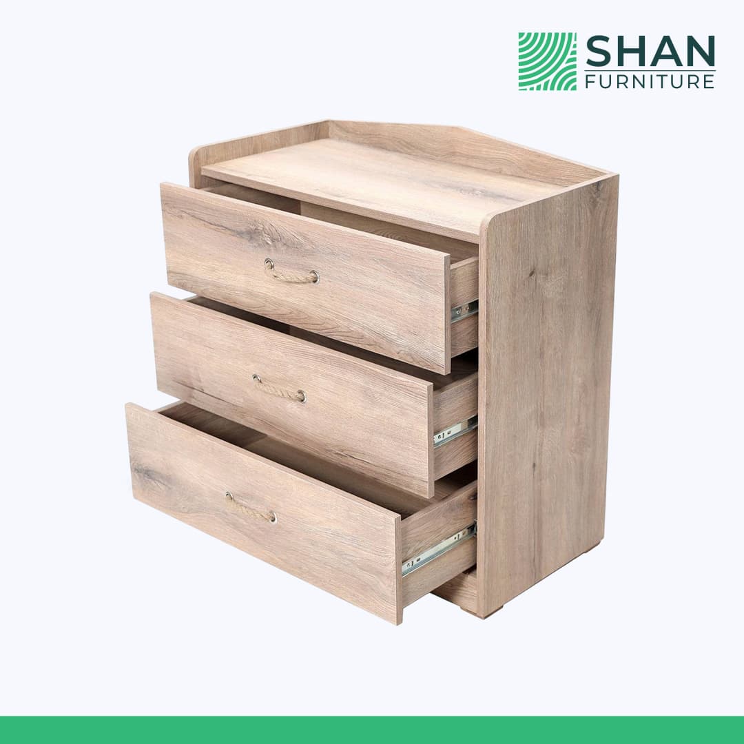 Oak Kids Chest with Changing Table Top
