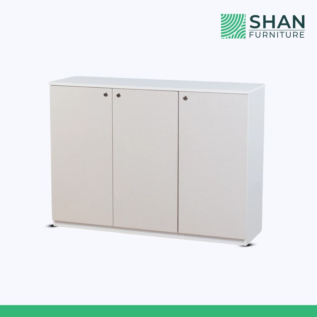 3-Door Lockable Storage Cabinet